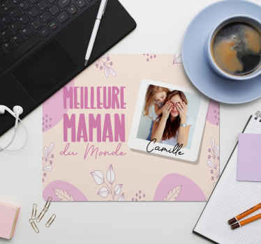 Tapis de souris nom Meilleure Maman - TenStickers