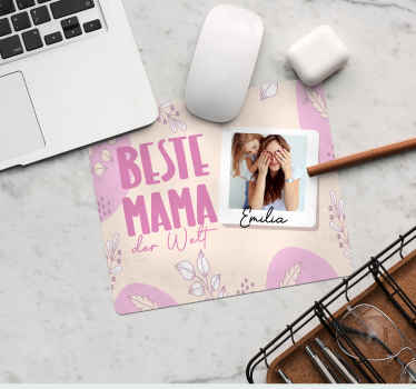 Beste Mama Personaliesiertes Muttertags Mauspad - TenStickers