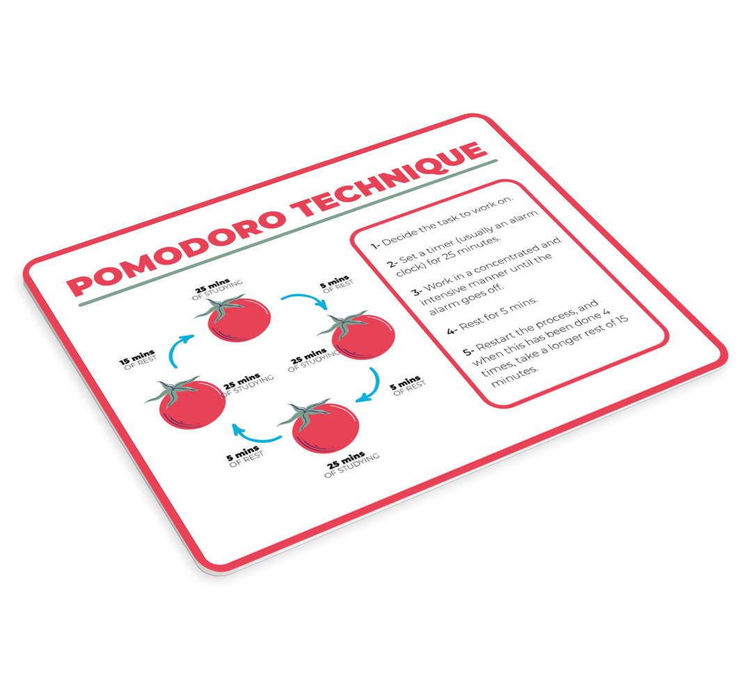 study technique original mouse pad - TenStickers