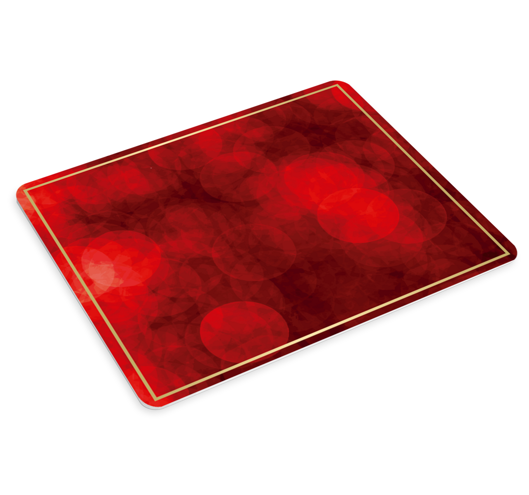 Mousepad navidad elegantes patrones rojos - TenVinilo