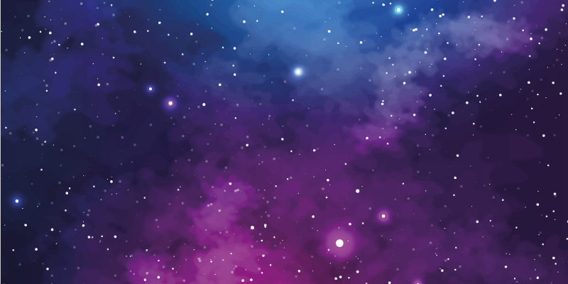 XXL Tapis de souris galaxie bleu et violet - TenStickers
