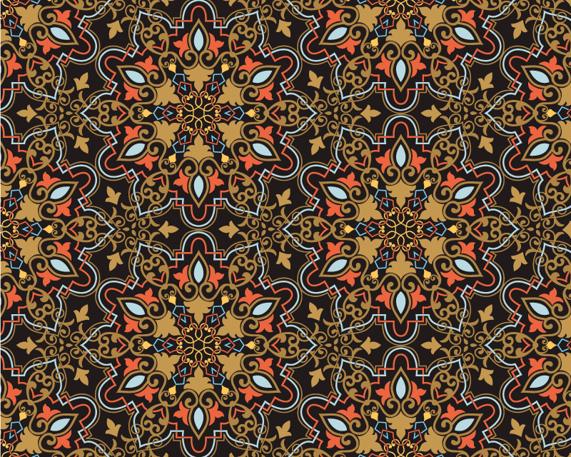 Persian Pattern Wallpaper