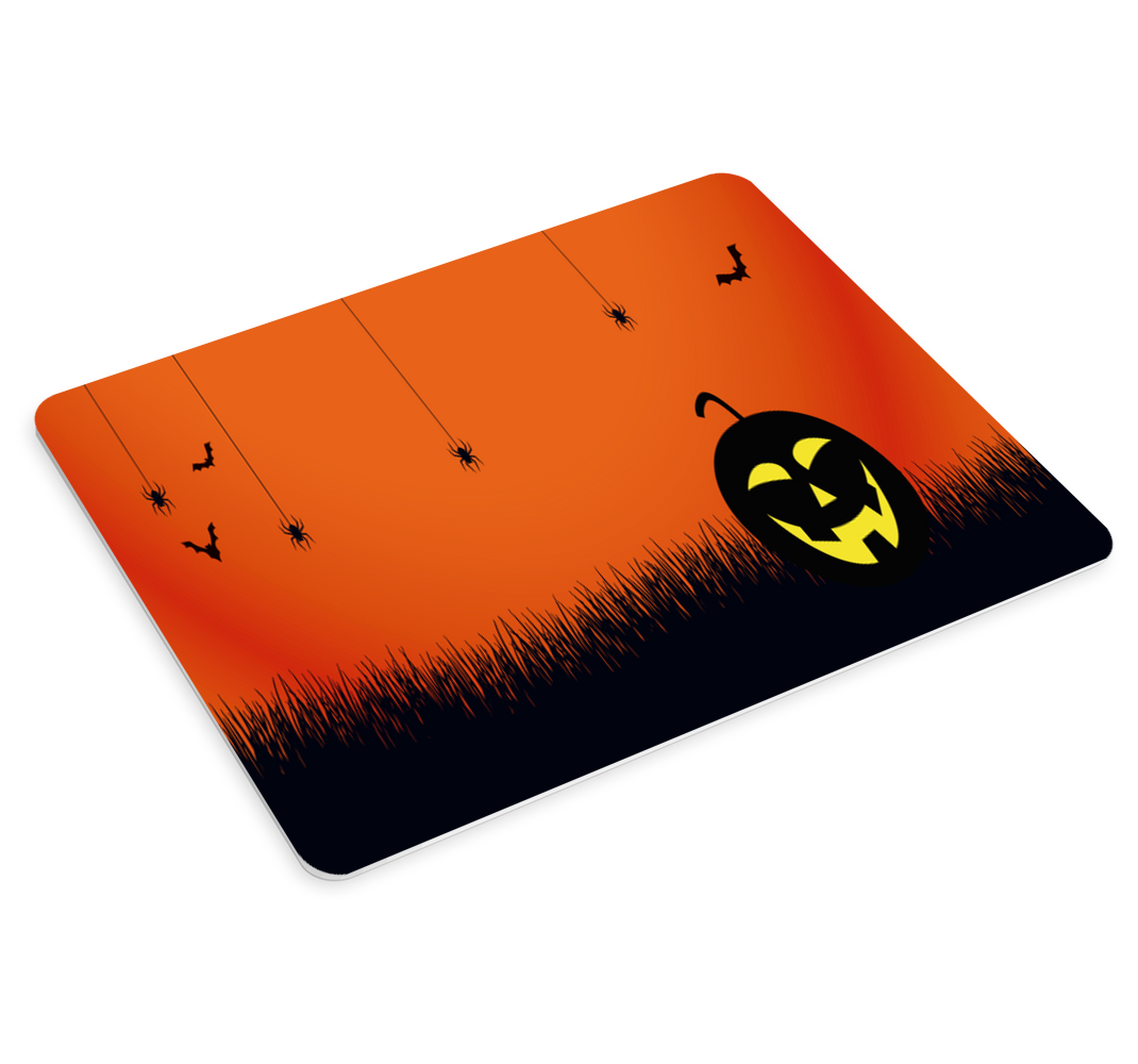 lighted pumpkin mouse pad - TenStickers