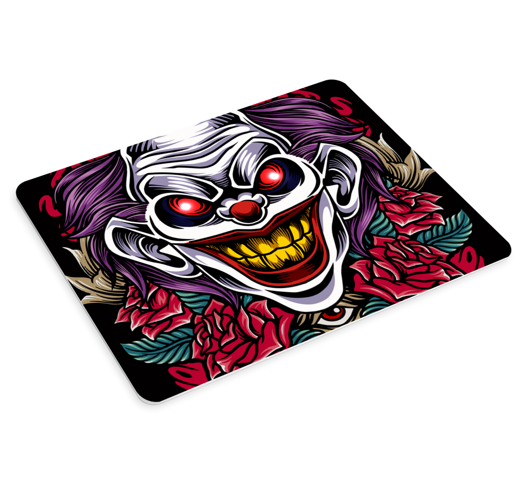 Clowns are evil Halloween mouse pad - TenStickers