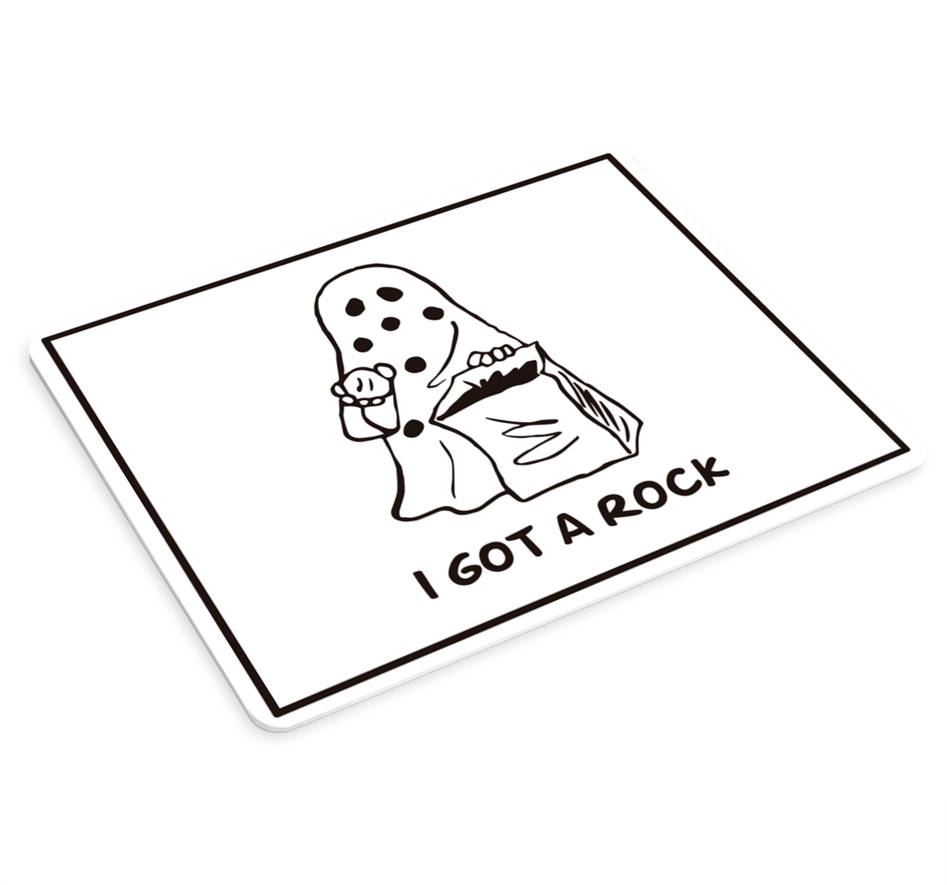 Boo I got a rock vintage mouse pad - TenStickers