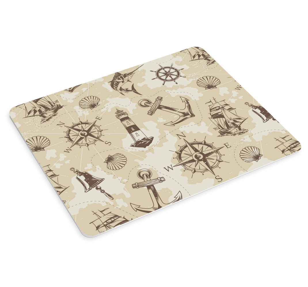 Alfombrilla raton original Objetos marinos - TenVinilo