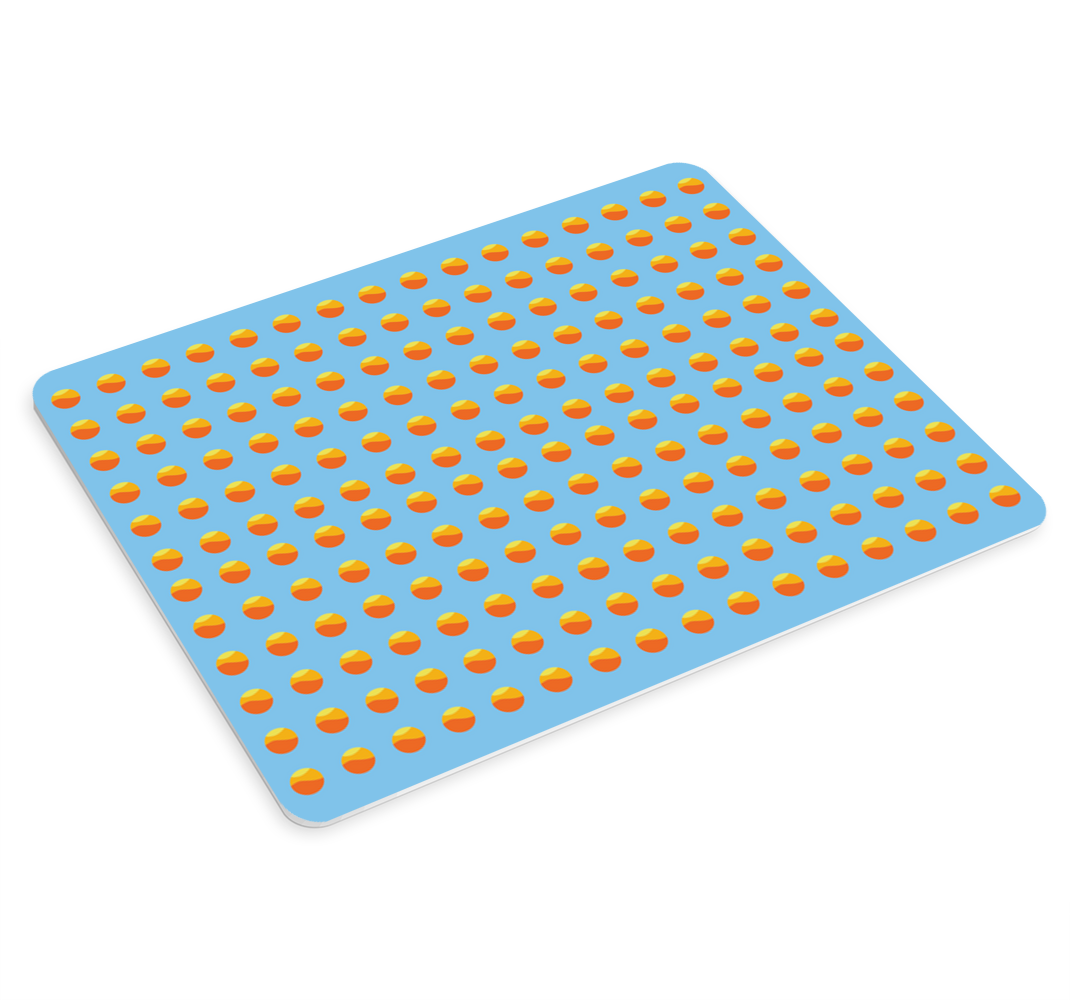 70's Sun Pattern mouse pad patterns - TenStickers