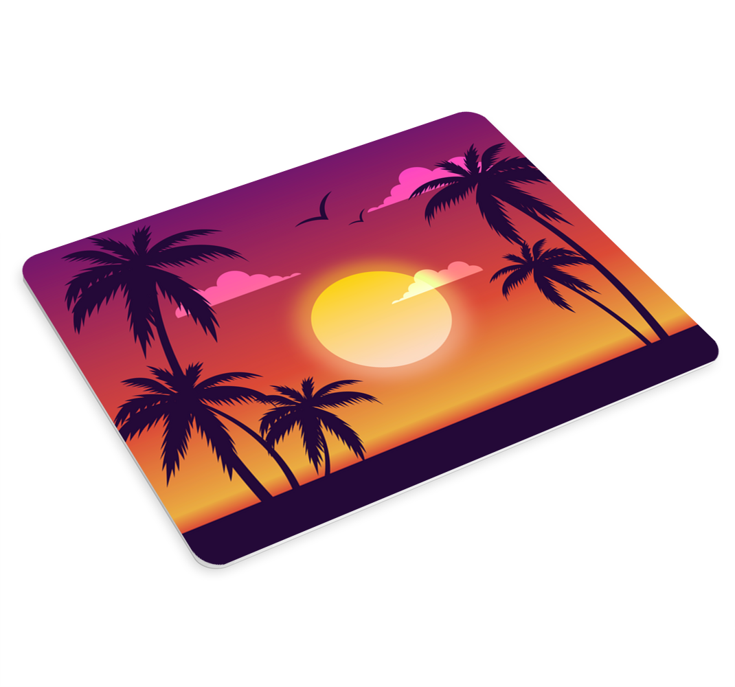 70'ers solnedgang 70'ers sol musemåtte - TenStickers