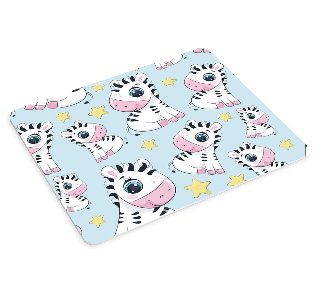 Søte stjerner sebra musematte - Tenstickers