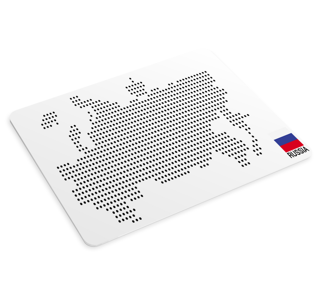 Пиксельная карта России коврик для мыши - TenStickers