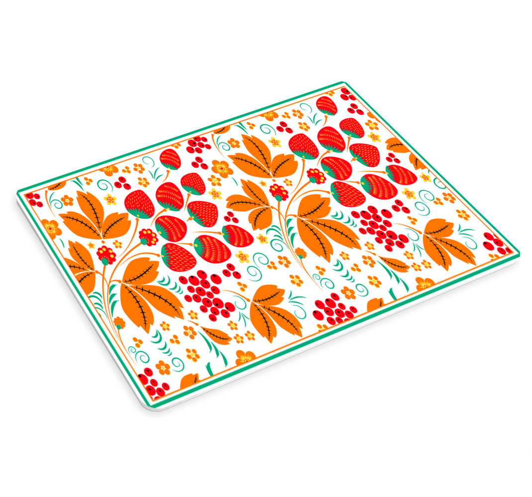 Strawberry Russian pattern original mouse pad - TenStickers