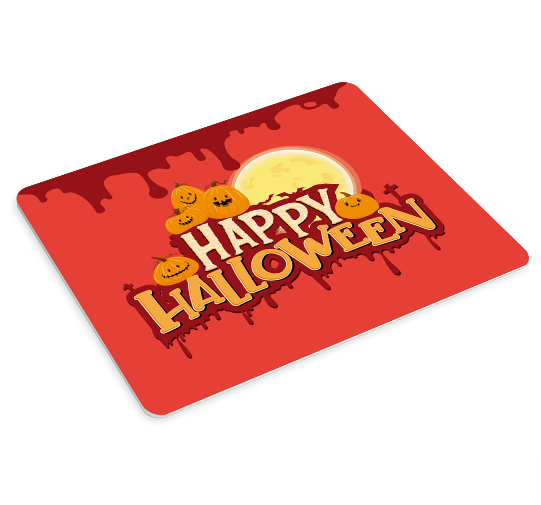 Feliz dia das bruxas com sangue mais mousepads - TenStickers
