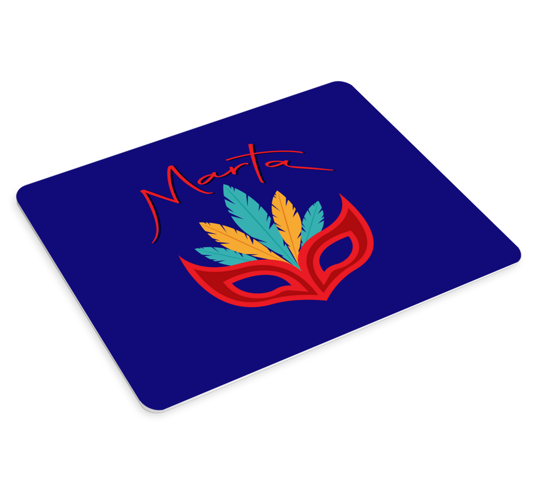 Pulcinella mask original mouse pad - TenStickers