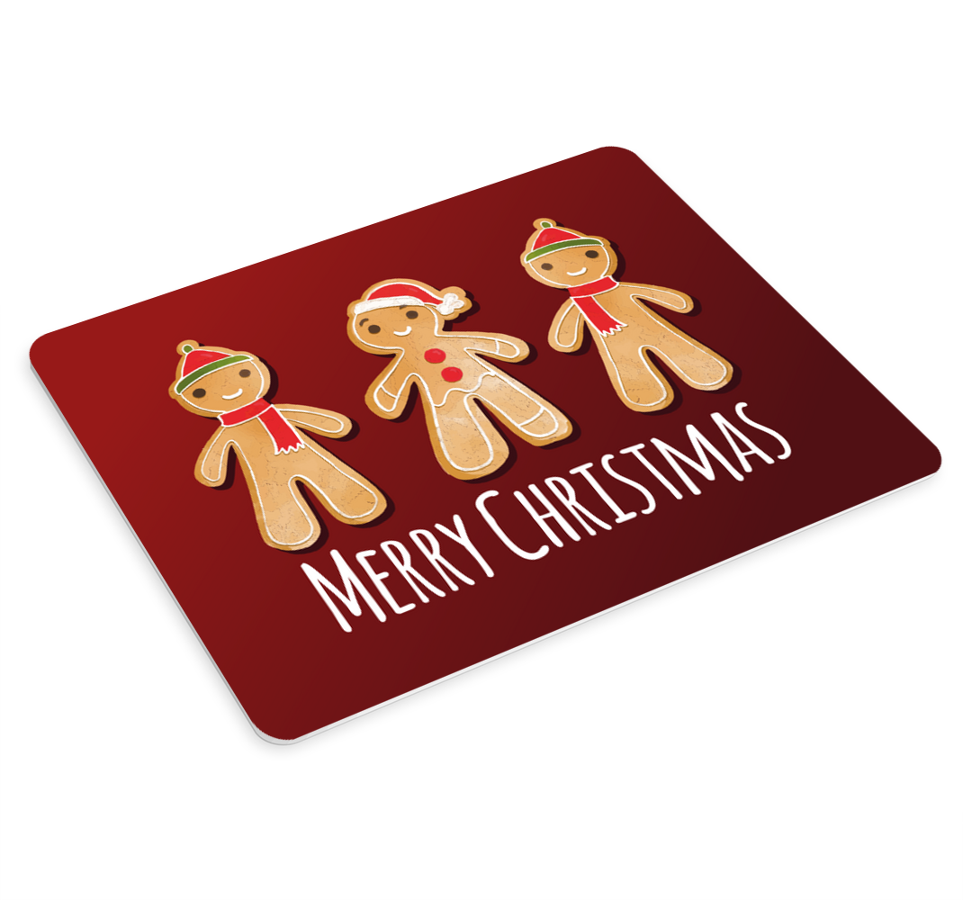 Gingerbread men red more mousepads - TenStickers