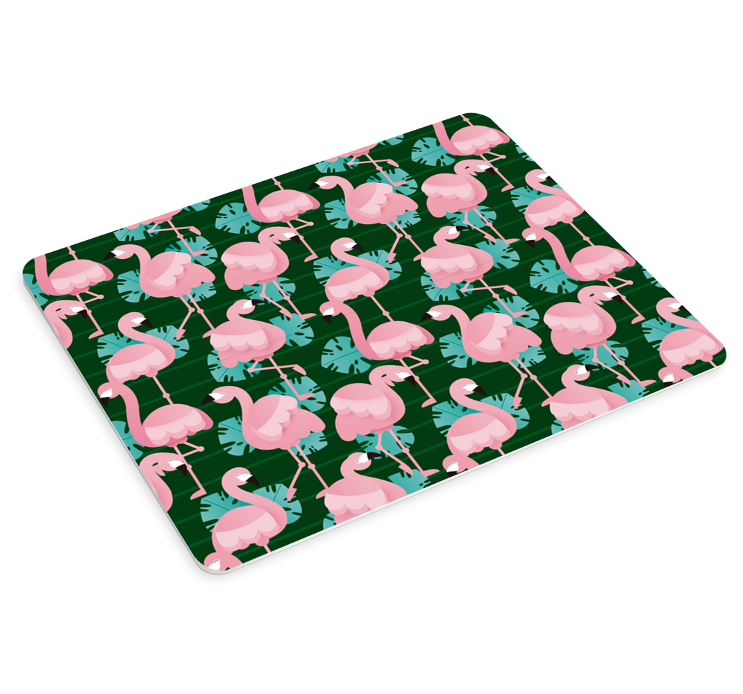 Mauspad Muster flamingo tropen - TenStickers