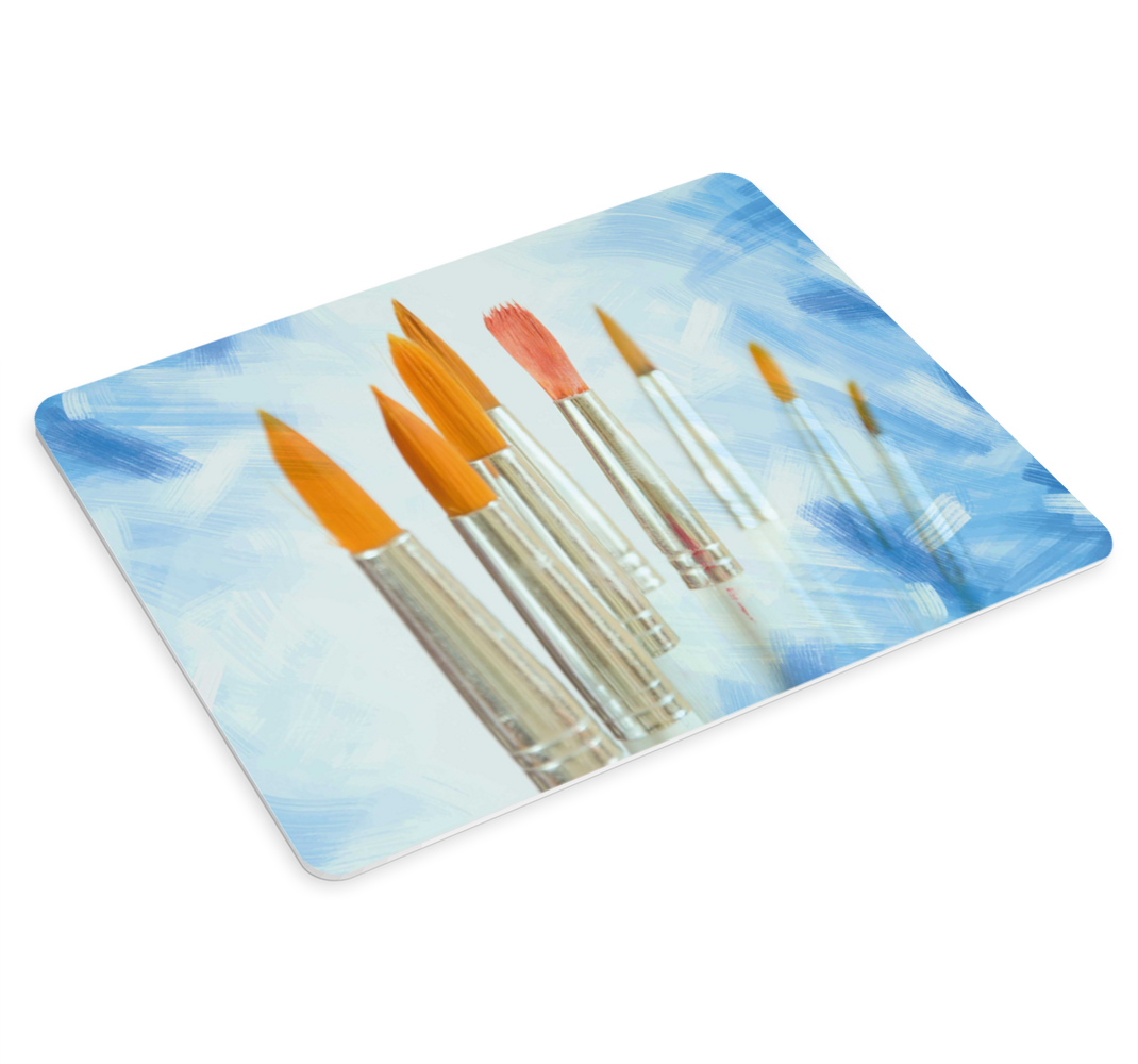 ペイントブラシオリジナルのマウスパッド - TENSTICKERS