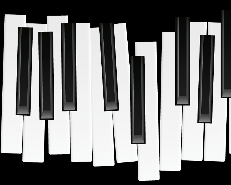 Autocollants piano colorés - Autocollant clavier - 4 feuilles - 88 touches  - Éducatif