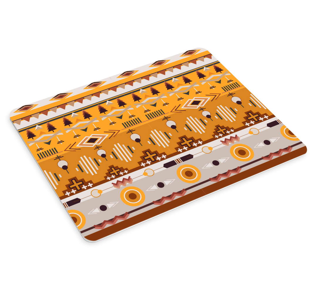 Boho oransje mønster flere musematter - Tenstickers
