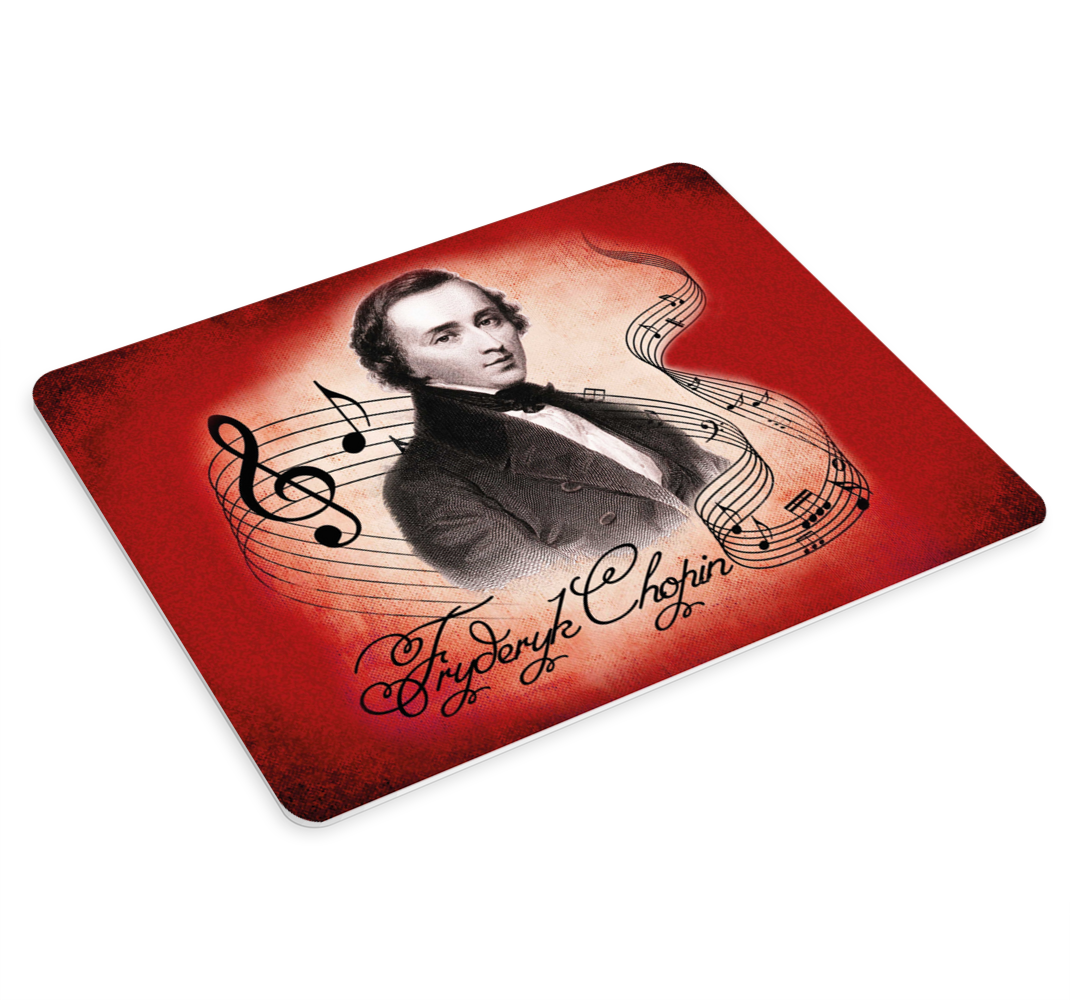 Personalised mouse pad famous composer portrait - TenStickers