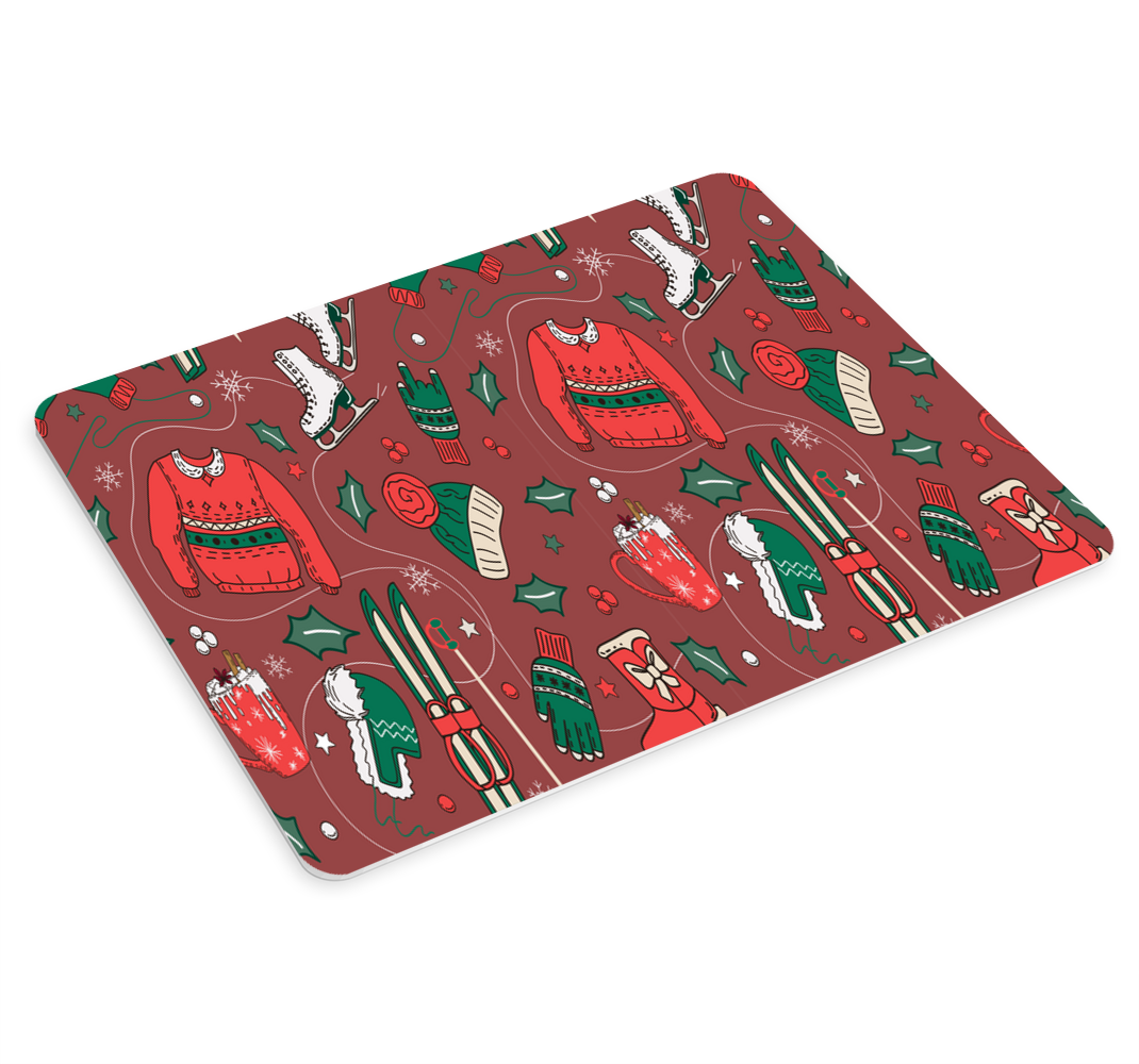 Colorful Christmas figures mousepad - TenStickers