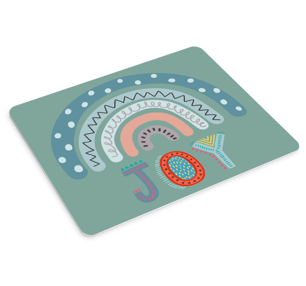 Rainbow with quote mouse pad quotes - TenStickers