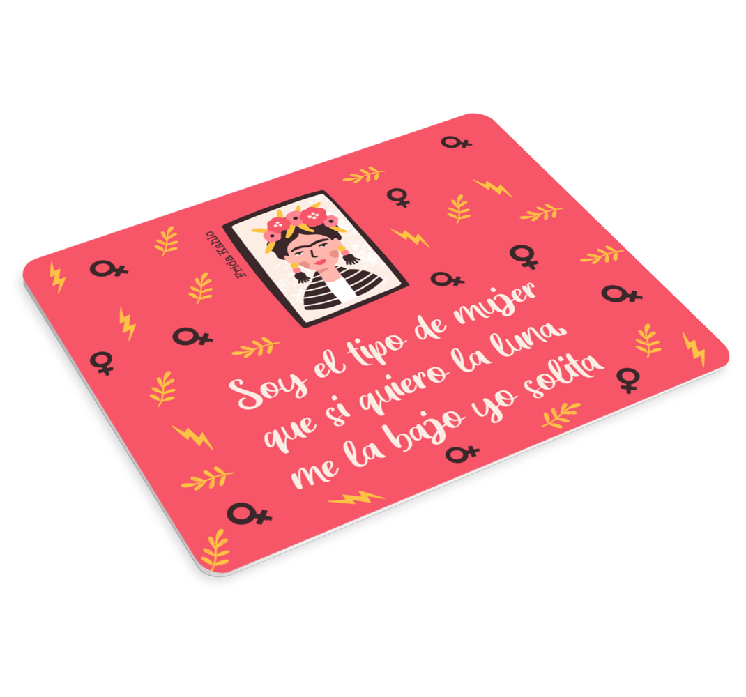 Alfombrilla ratón frases Soy ese tipo de mujer - TenVinilo