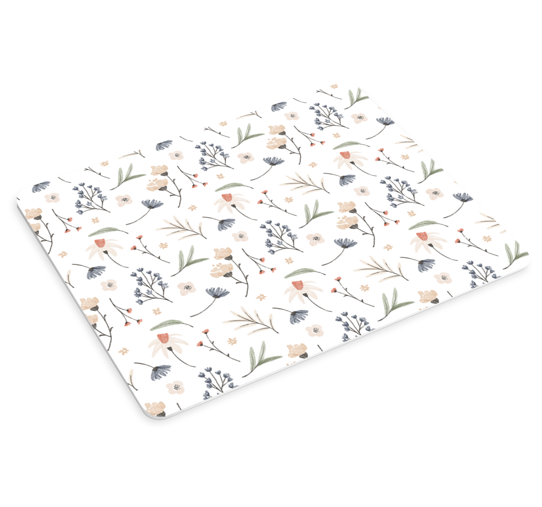 watercolor floral pattern original mouse pad - TenStickers