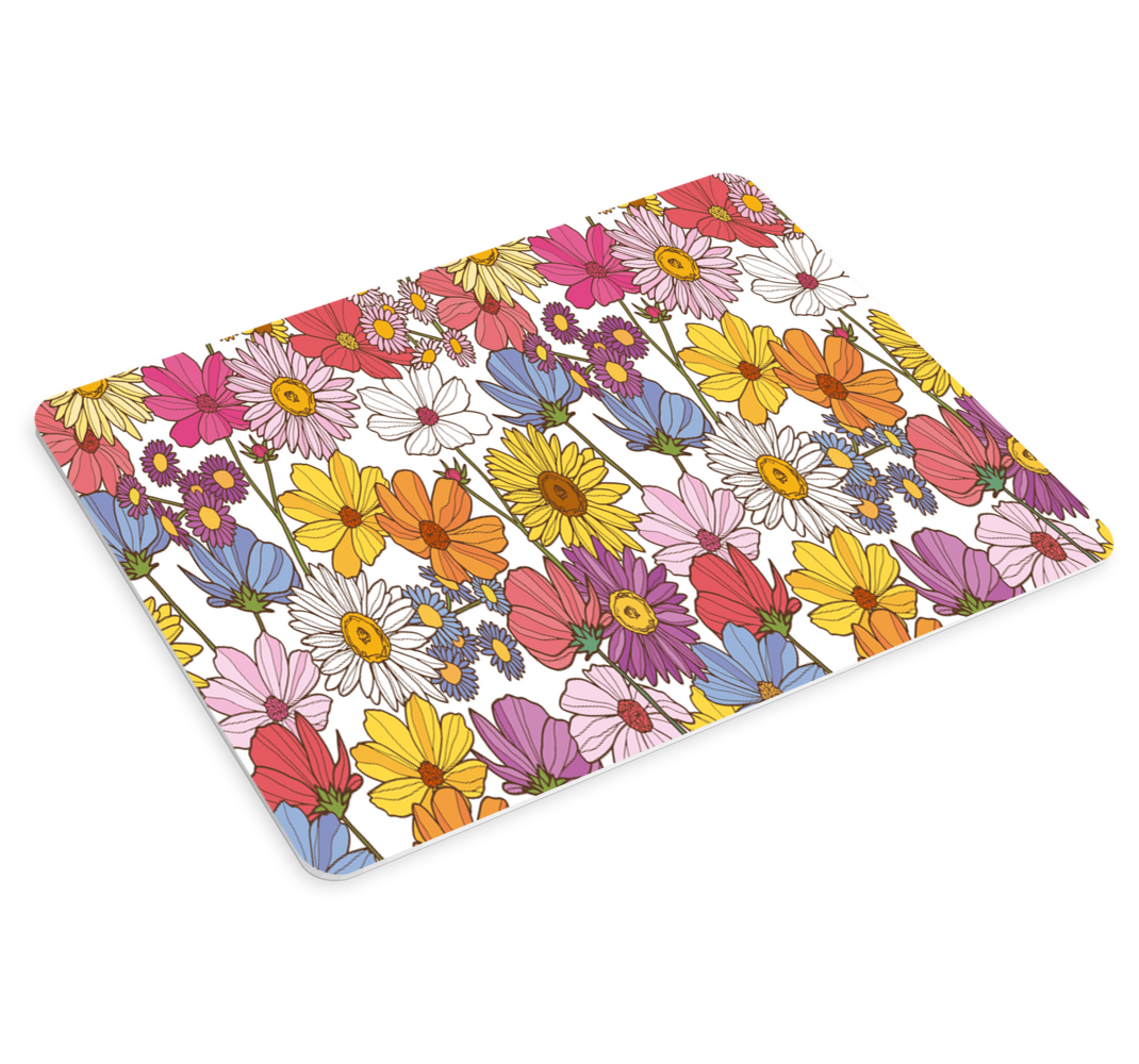 πρωτότυπο ποντίκι με χρωματιστό λουλουδάτο μοτίβο - TenStickers