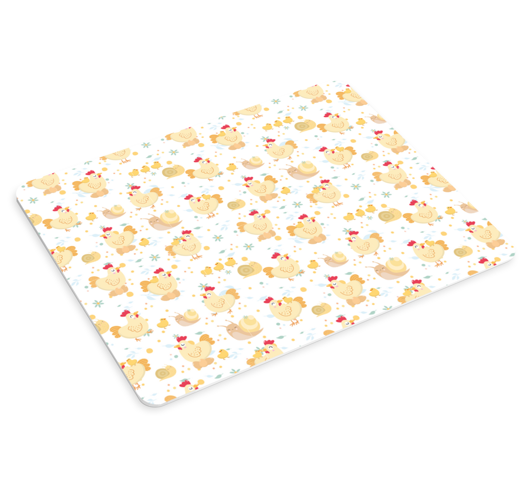 Alfombrilla ratón original Granja de dibujos animados de pollos y - TenVinilo