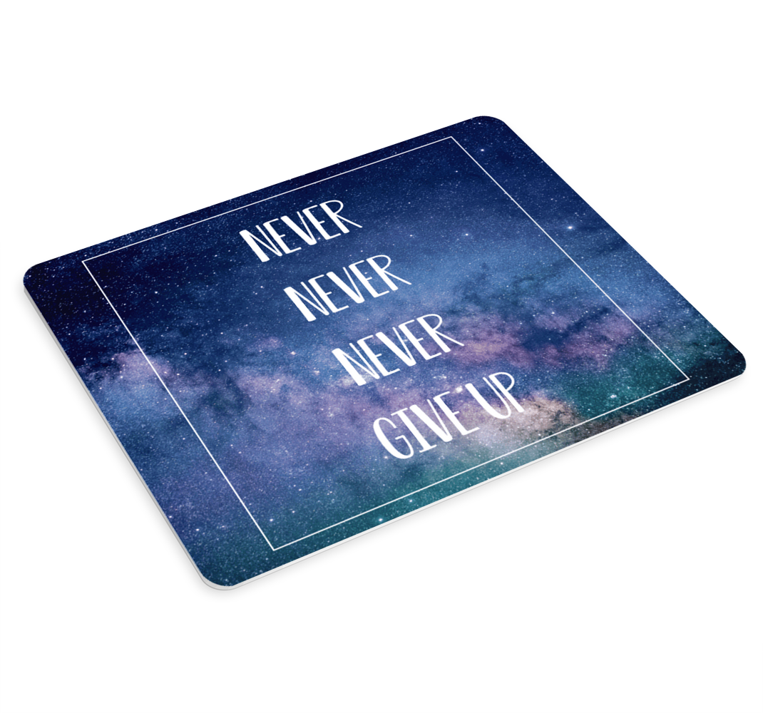 Inspirational text mouse pad quotes - TenStickers