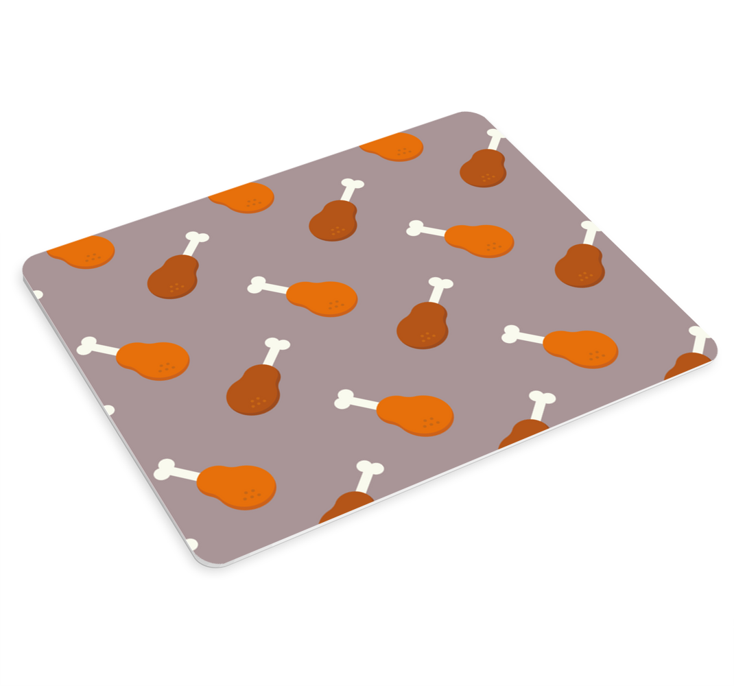 鸡腿无缝图案原装鼠标垫 - TenStickers