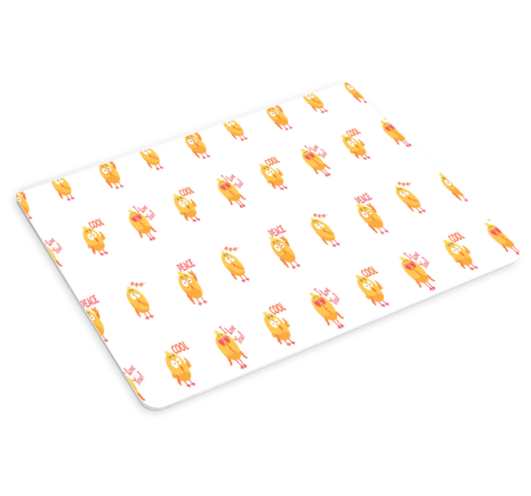 Sevimli çizgi komik tavuk daha fazla fare altlığı - TenStickers