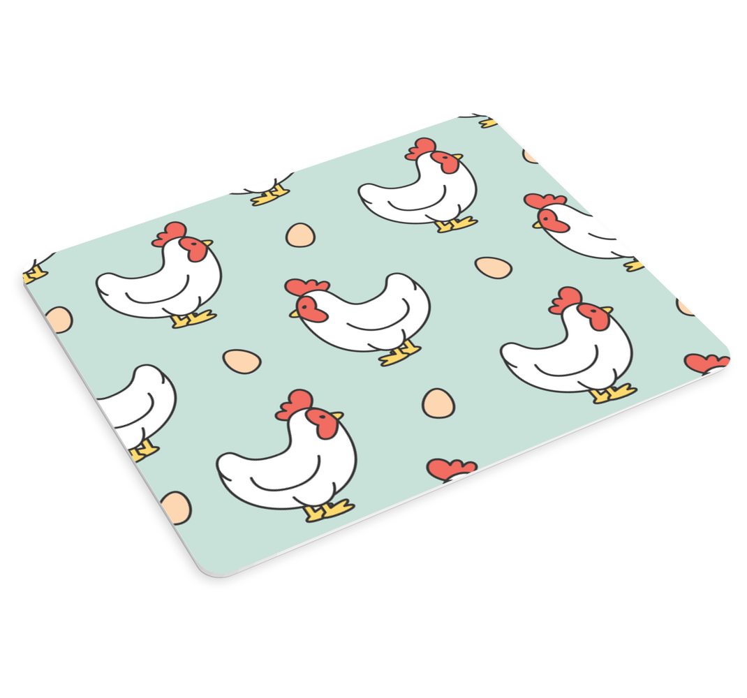 Açık renkler tavuk yumurtası deseni daha fazla fare altlığı - TenStickers