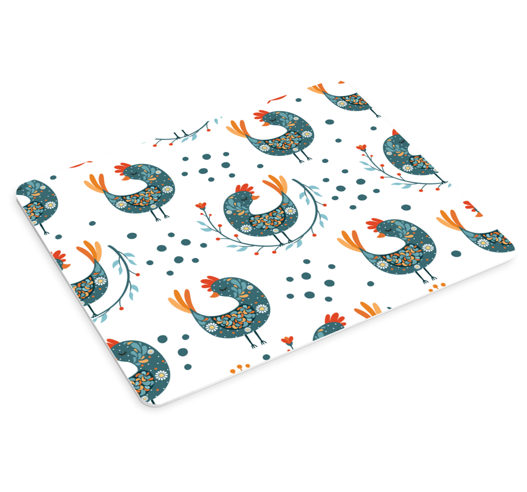 Alfombrilla de ratón con patrón de pollo popular sin costuras - TenVinilo