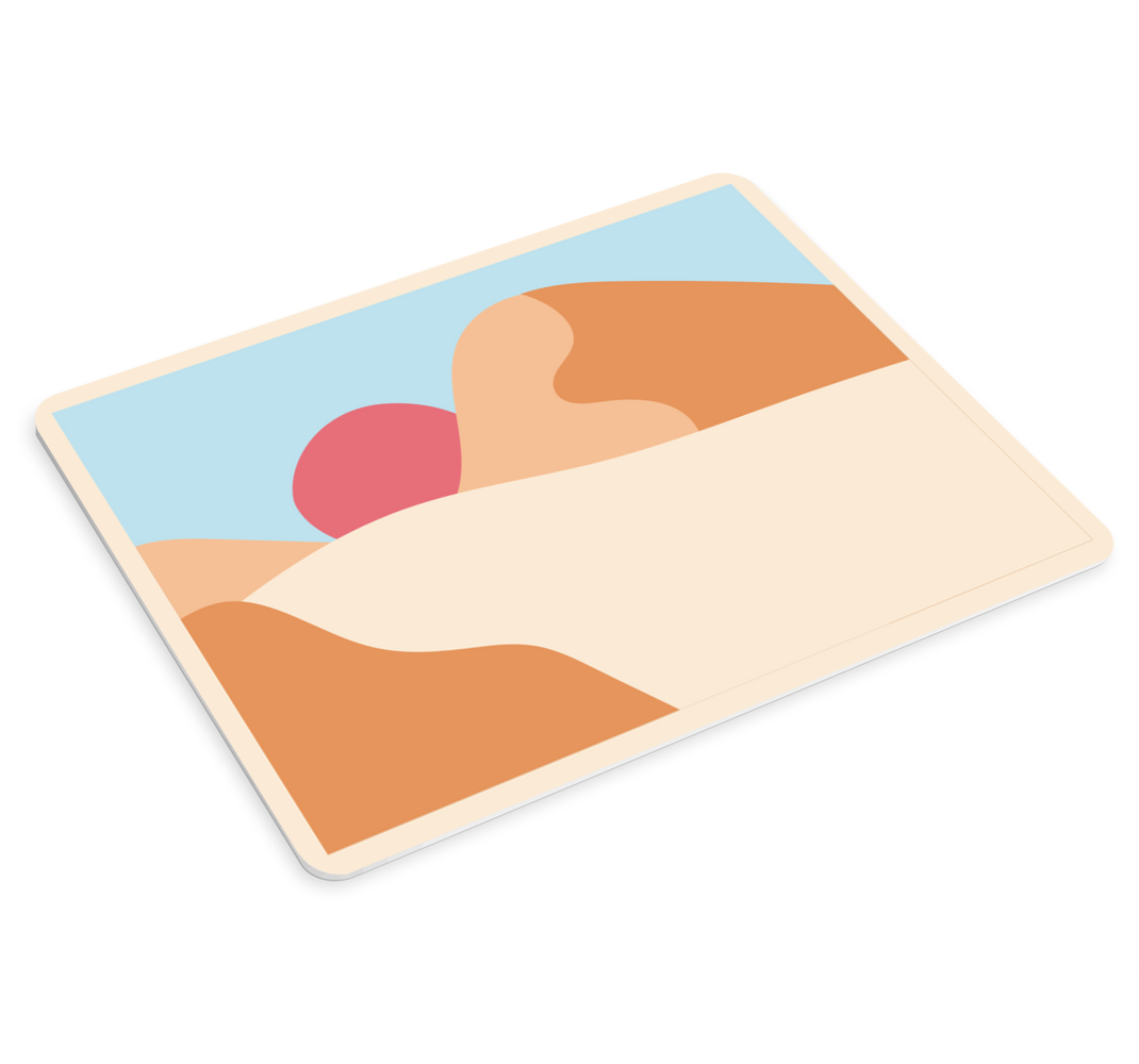 Tapis de souris Art abstrait de la montagne - TenStickers