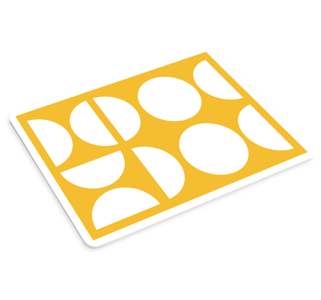 Yarım daire geometrik sanat orijinal mouse pad - TenStickers
