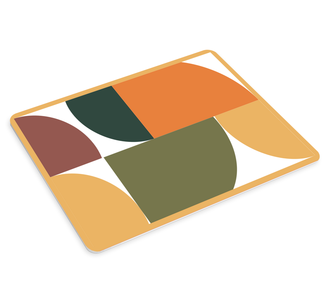 Mauspad muster abstrakte farbformen - TenStickers