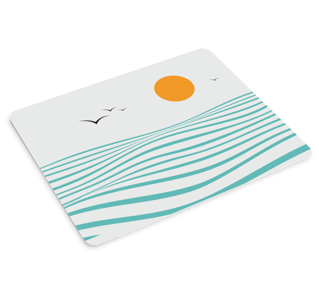 Tapetes de rato originais Arte abstrata do mar - TenStickers