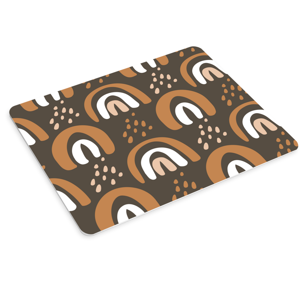 Regnbågsmönster med droppar och regnmusmatta - Tenstickers