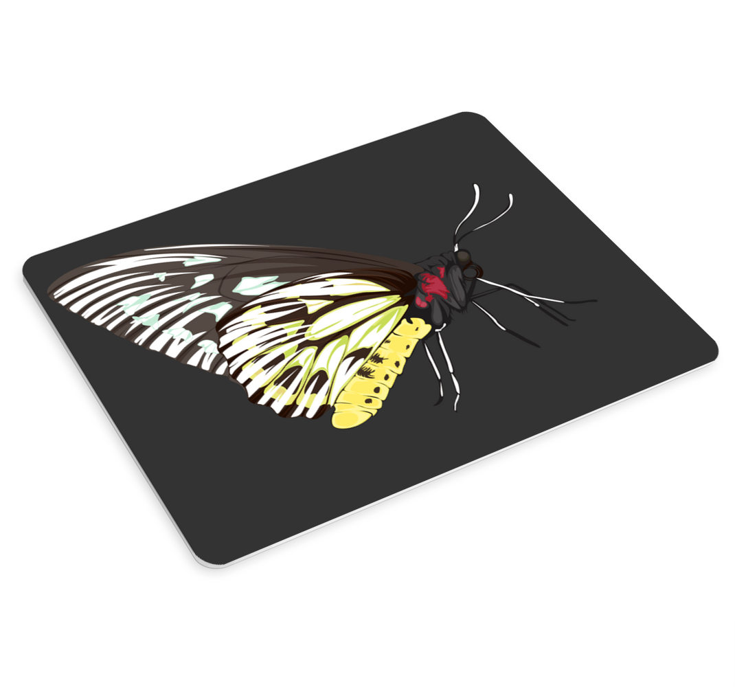 Mouse pad original ilustración de mariposa estilizada - TenVinilo