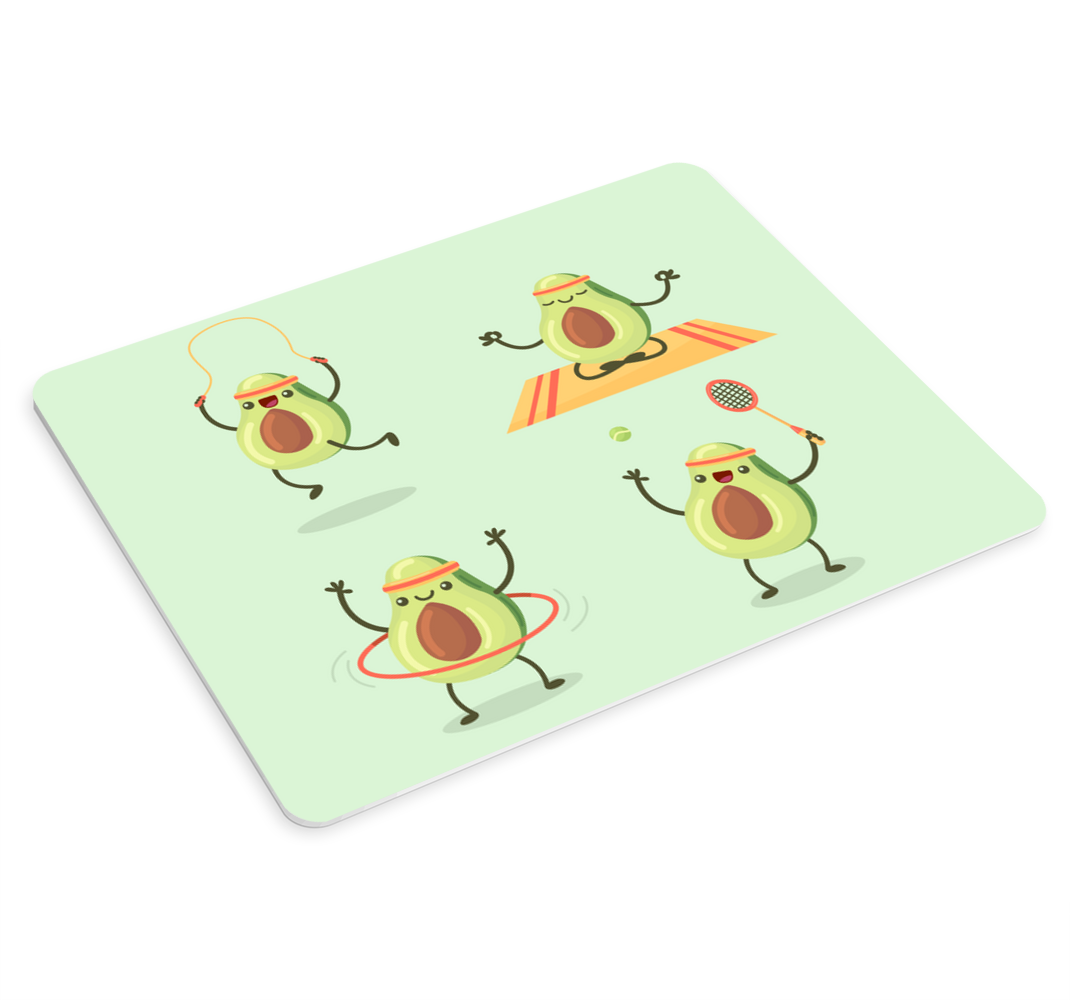 Tapetes de rato originais Abacate ginásio - TenStickers