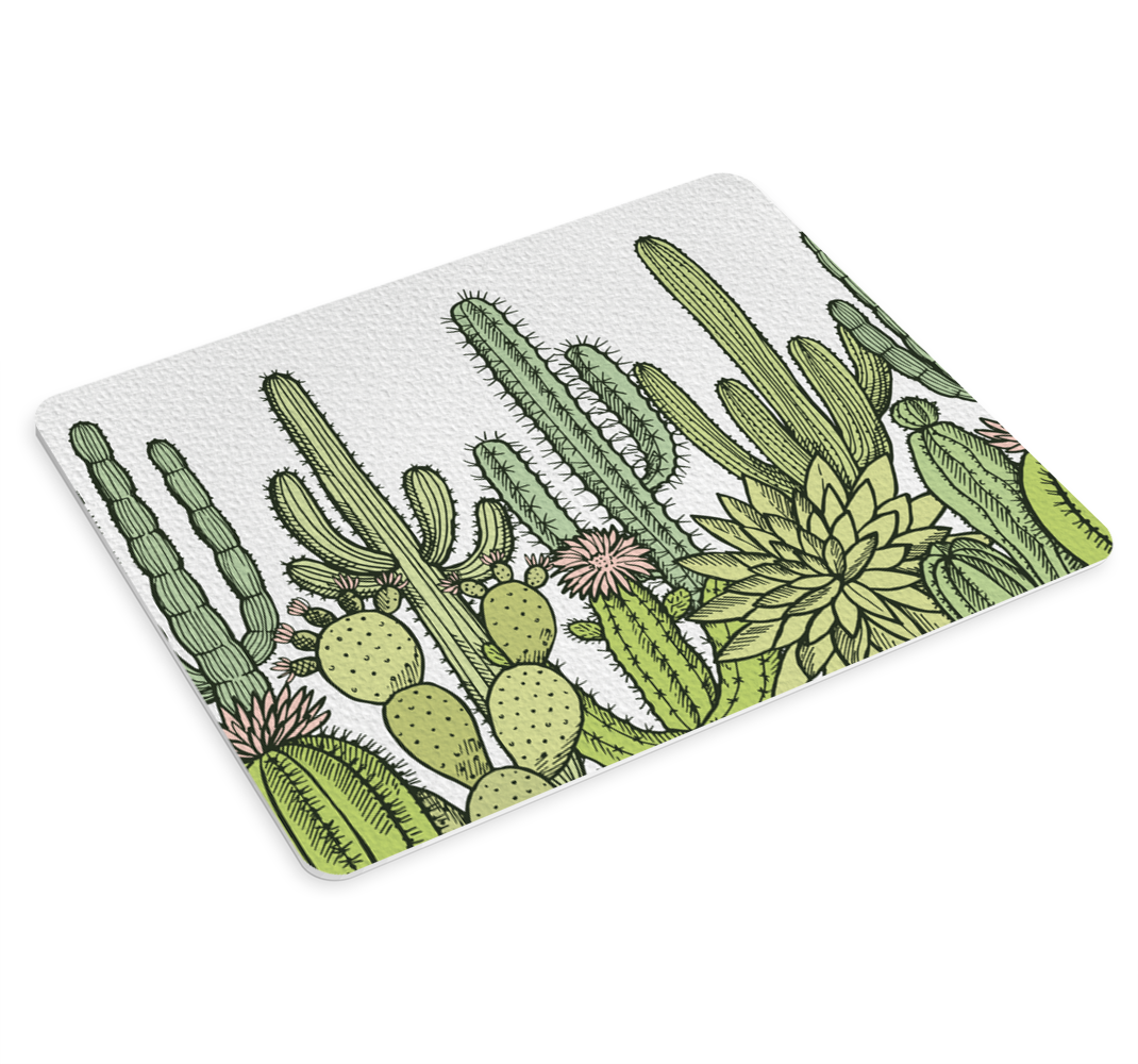 野生のサボテンオリジナルマウスパッド付き - TENSTICKERS