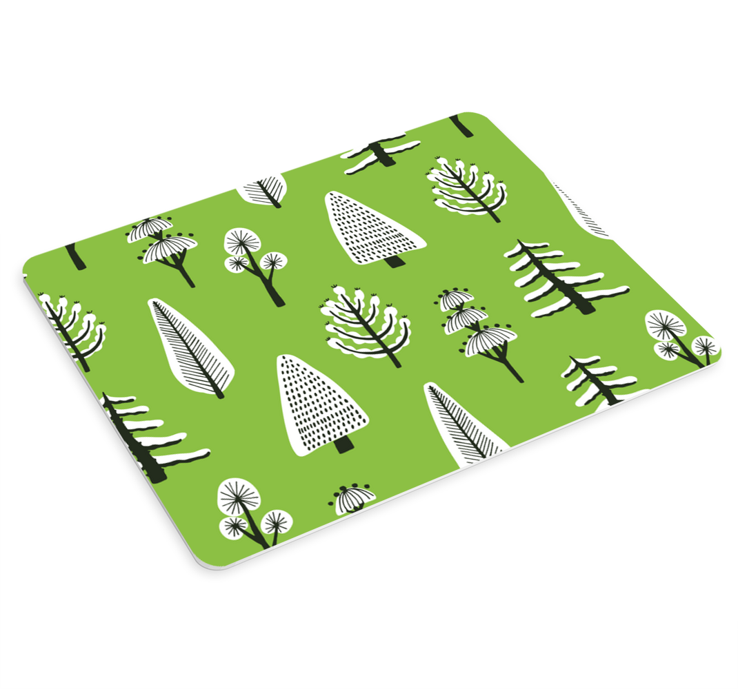 Skirtingų žalių medžių originalus pelės kilimėlis - „Tenstickers“