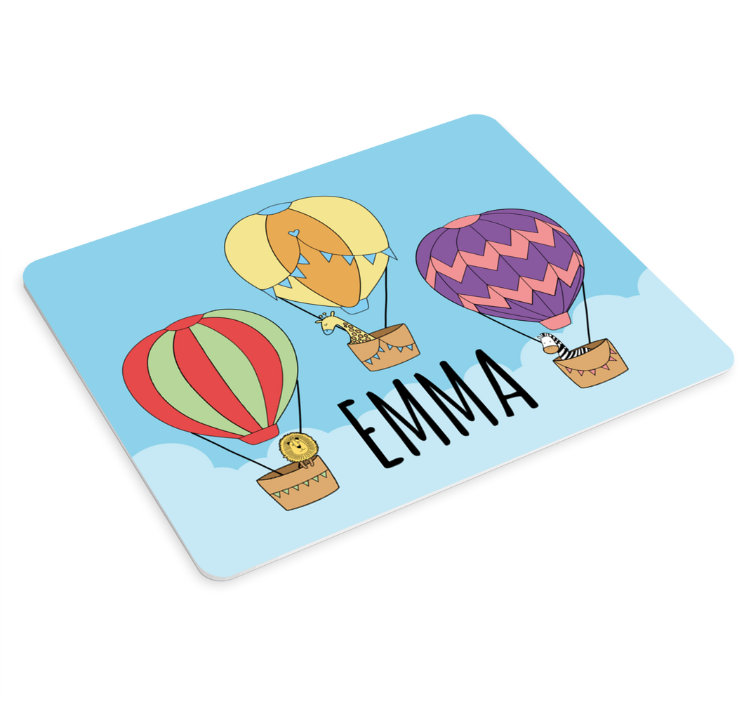 Balloner og dyr personlig musemåtte - TenStickers