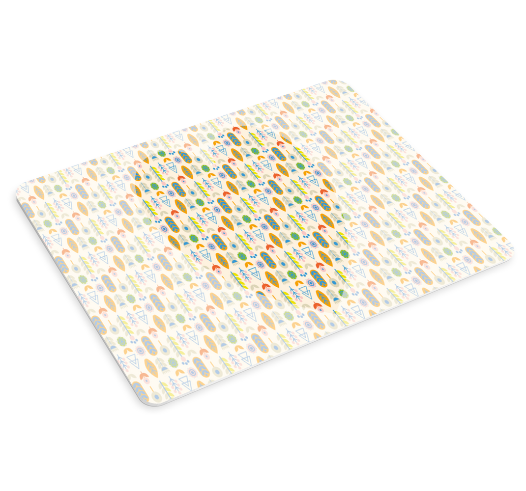 Mauspad muster mit naturinspiriertem blattmotiv - TenStickers