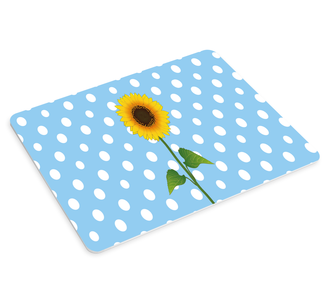 Cute little sunflower floral mousepad - TenStickers