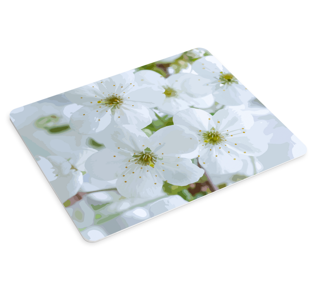 변덕스러운 마우스 패드 꽃피는 벚꽃 블룸 - TenStickers