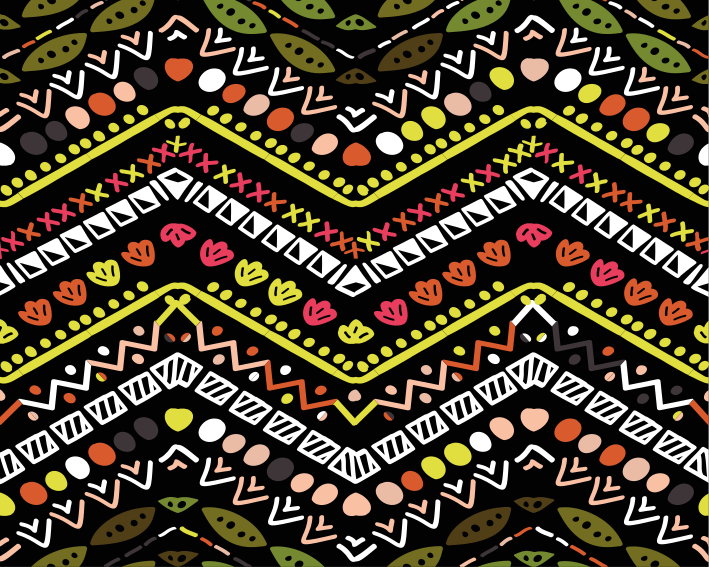 αφρικανικά φυλετικά μοτίβα πρωτότυπο mouse pad - TenStickers