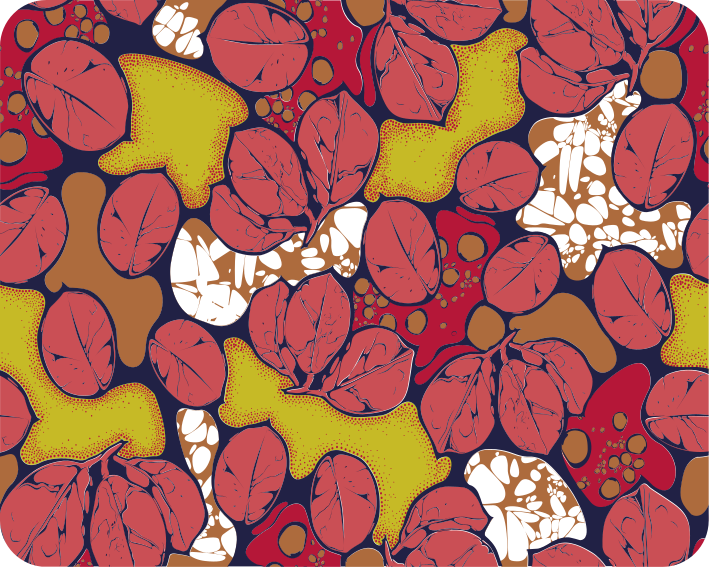 African wax print design original mouse pad - TenStickers