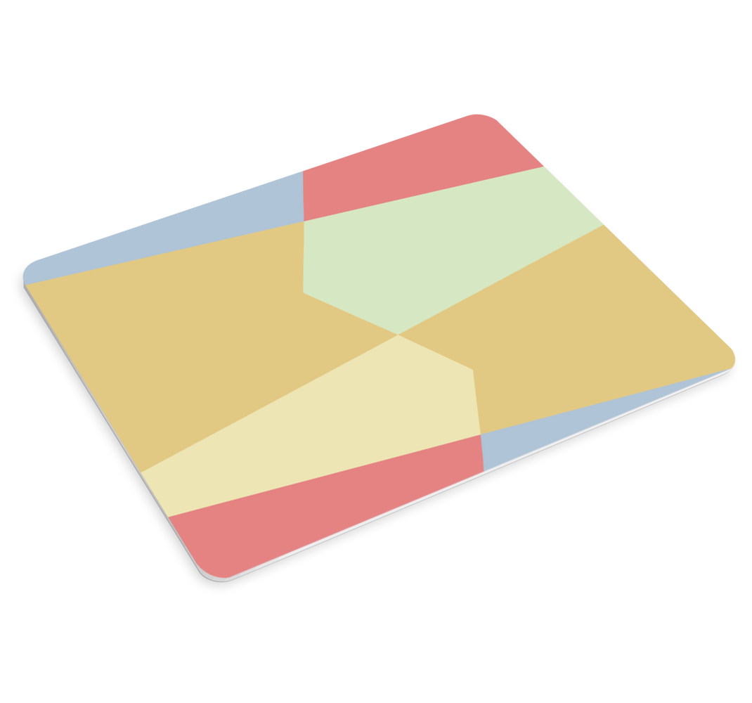 Mauspad muster in abstrakter geometrischer farbe - TenStickers